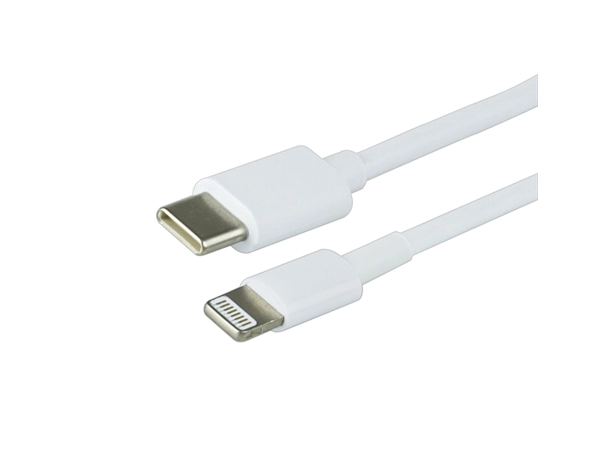 Een Kabel Green Mouse USB Lightning-C 1 meter wit koop je bij VHK Kantoorartikelen