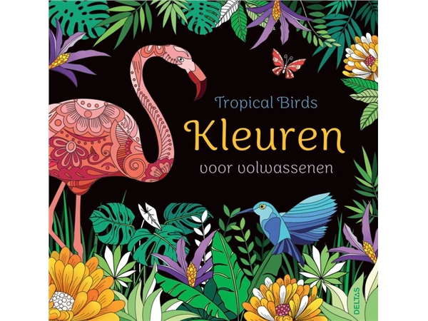 Een Kleurboek Deltas Tropical Birds koop je bij Sysdicom BV