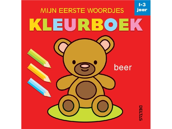 Een Kleurboek Deltas mijn eerste woordjes 1-3 jaar koop je bij Hoekmankantoorartikelen.nl