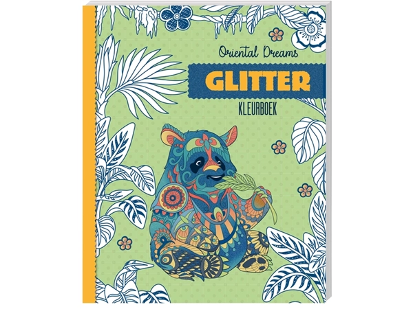 Een Kleurboek Interstat Glitter Oriental Dreams koop je bij VHK Kantoorartikelen