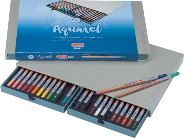 Een Kleurpotloden Bruynzeel 8835 Design aquarel 24stuks assorti koop je bij VHK Kantoorartikelen