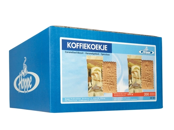 Een Koekjes Hoppe Koffiekoekjes 200 stuks koop je bij VHK Kantoorartikelen