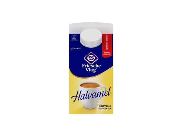 Een Koffiemelk Friesche Vlag halvamel 455ml koop je bij VHK Kantoorartikelen