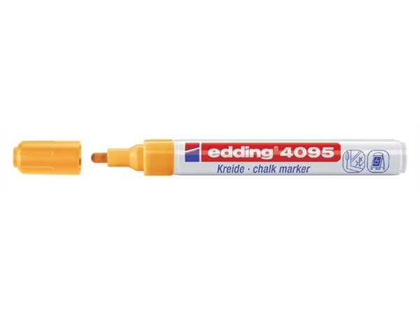 Een Krijtstift edding 4095 rond 2-3mm neon oranje koop je bij VHK Kantoorartikelen