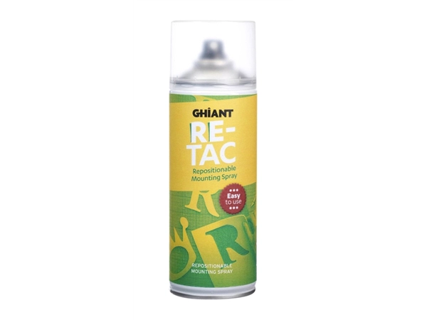 Een Lijmspray Ghiant High-Tac re-positioneerbaar 400ml koop je bij VHK Kantoorartikelen