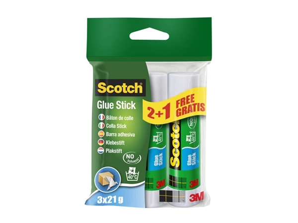 Een Lijmstift Scotch 21gr 2+1 gratis koop je bij VHK Kantoorartikelen