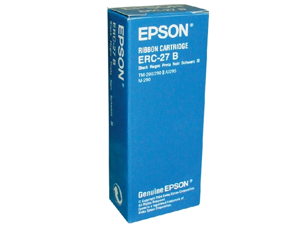 Een Lint Epson S015224 voor ERC27 nylon zwart koop je bij VHK Kantoorartikelen