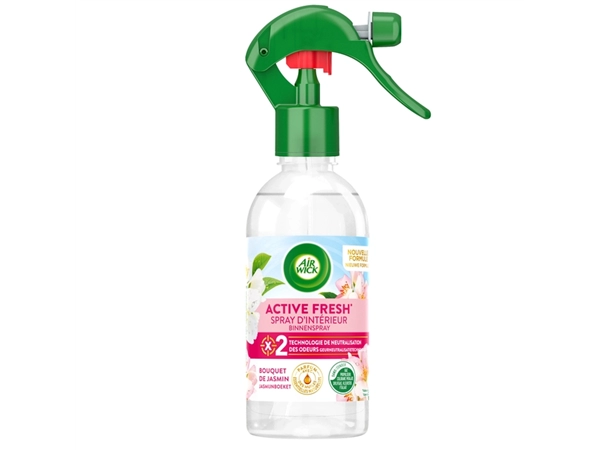 Een Luchtverfrisser AirWick Spray Jasmine Bouquet 237ml koop je bij VHK Kantoorartikelen