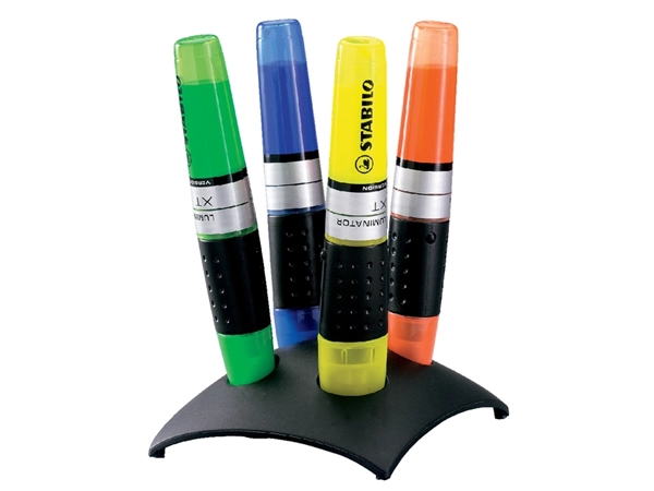 Een Markeerstift STABILO Luminator 71/04 assorti deskset à 4 stuks koop je bij Hoekmankantoorartikelen.nl