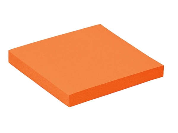 Een Memoblok Quantore 76x76mm neon oranje 100 vel koop je bij Hoekmankantoorartikelen.nl