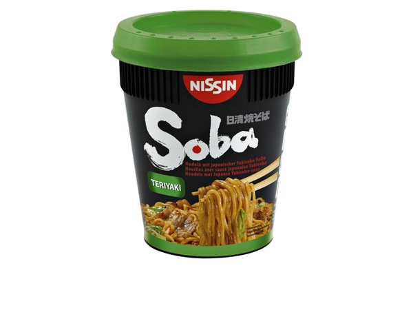 Een Noodles Nissin Soba teriyaki cup koop je bij VHK Kantoorartikelen