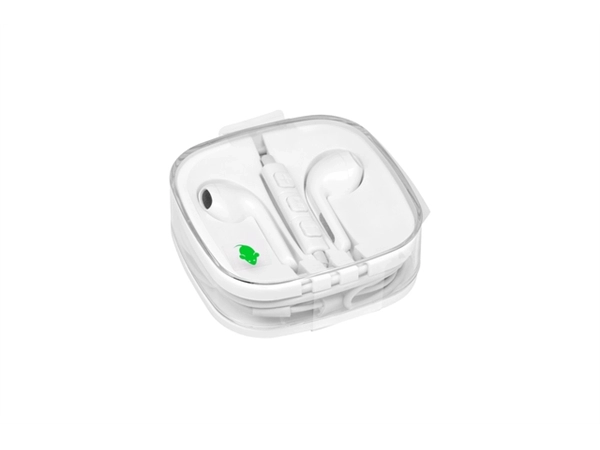 Een Oortelefoon Green Mouse met 3.5mm jack aansluiting koop je bij VHK Kantoorartikelen