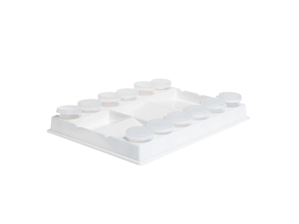 Een Palet Conda 20 x 15 x 3 cm plastic wit koop je bij VHK Kantoorartikelen