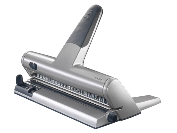 Een Perforator Leitz 5115 heavy duty 23 gaats zilver koop je bij VHK Kantoorartikelen