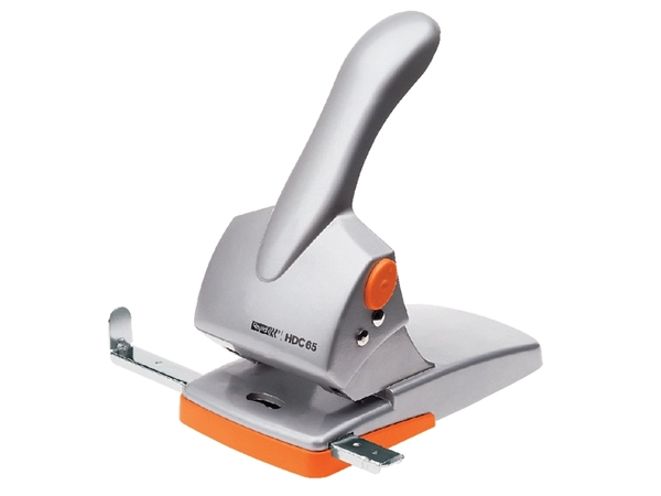 Een Perforator Rapid Fashion HDC65 heavy duty 65 vel zilver/oranje koop je bij VHK Kantoorartikelen