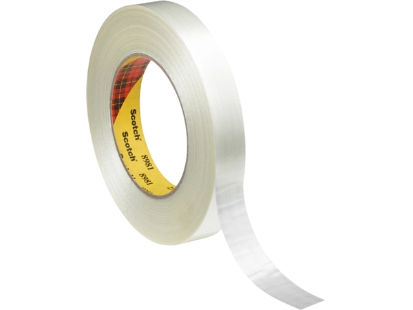 Een Plakband Scotch High Performance glasvezel 8981 25mmx50m transparant koop je bij Clippz! Office Supplies