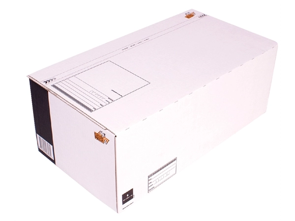 Een Postpakketbox 6 CleverPack 485x260x185mm wit koop je bij VHK Kantoorartikelen