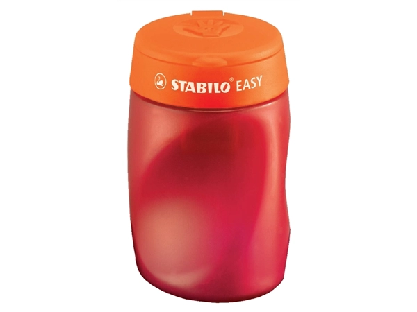 Een Puntenslijper STABILO Easy 4502 3 in 1 rechtshandig oranje koop je bij VHK Kantoorartikelen