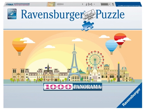 Een Puzzel Ravensburger Een dag in Parijs 1000 stukjes koop je bij VHK Kantoorartikelen