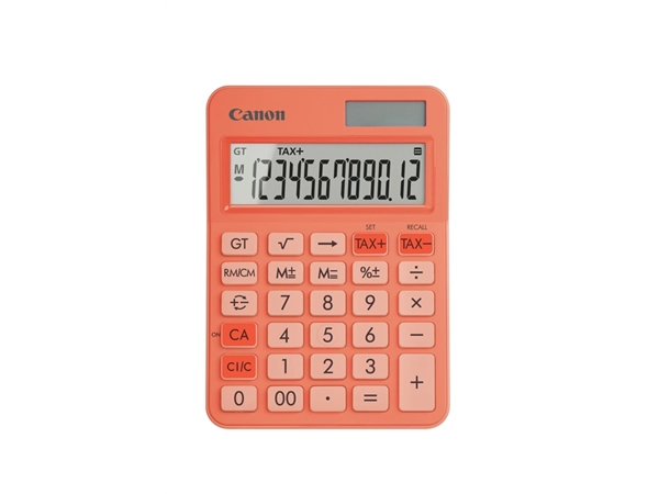 Een Rekenmachine Canon LS-125KB oranje koop je bij VHK Kantoorartikelen