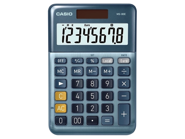 Een Rekenmachine Casio MS-80E koop je bij VHK Kantoorartikelen