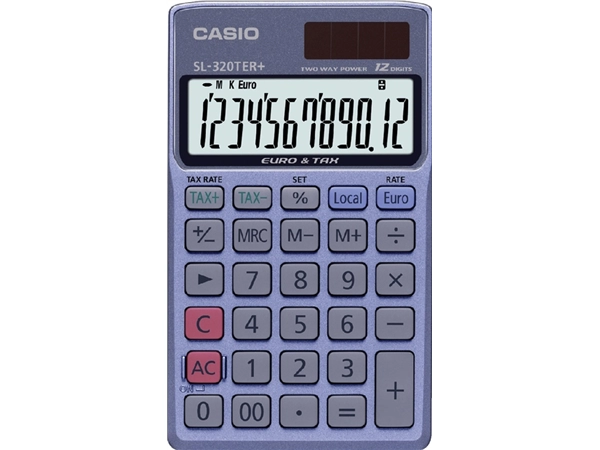 Een Rekenmachine Casio SL-320TER+ koop je bij VHK Kantoorartikelen