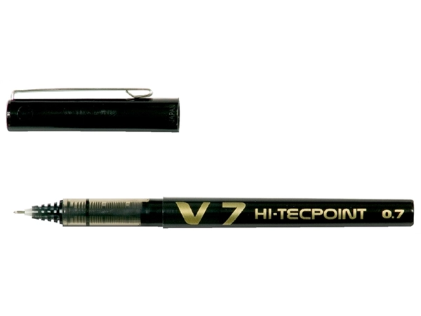 Een Rollerpen PILOT Hi-Tecpoint V7 medium zwart koop je bij Hoekmankantoorartikelen.nl