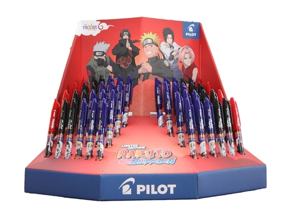 Een Rollerpen PILOT friXion ball Naruto medium 3 kleuren assorti koop je bij Hoekmankantoorartikelen.nl