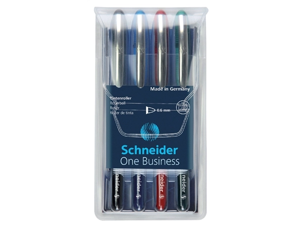 Een Rollerpen Schneider One Business 0.6mm assorti koop je bij Hoekmankantoorartikelen.nl