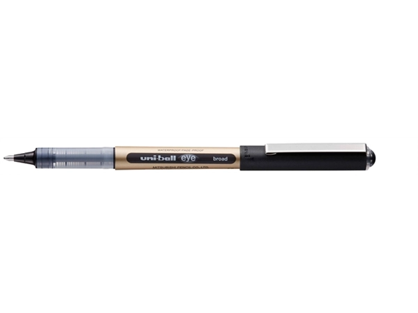 Een Rollerpen Uni-ball Eye 150N breed zwart koop je bij Hoekmankantoorartikelen.nl