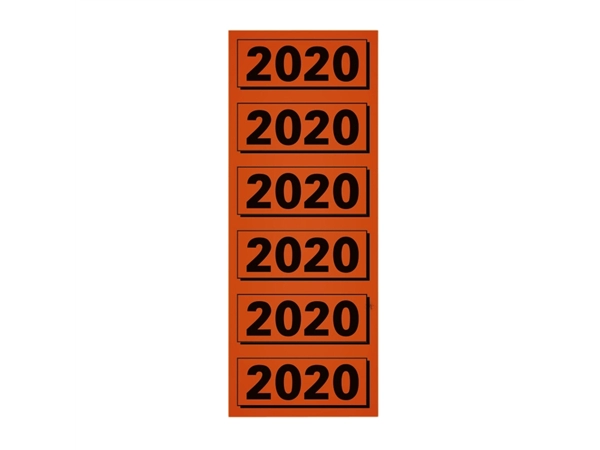 Een Rugetiket Elba 2020 57x25mm rood 120 stuks koop je bij Hoekmankantoorartikelen.nl