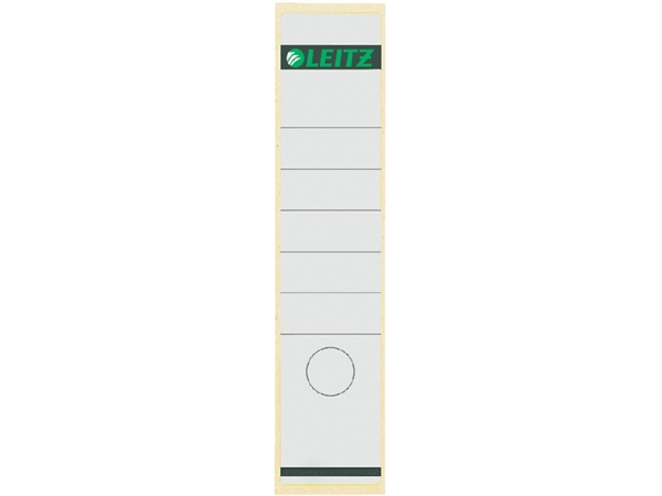 Een Rugetiket Leitz breed/lang 62x285mm zelfklevend wit 10 stuks koop je bij Hoekmankantoorartikelen.nl