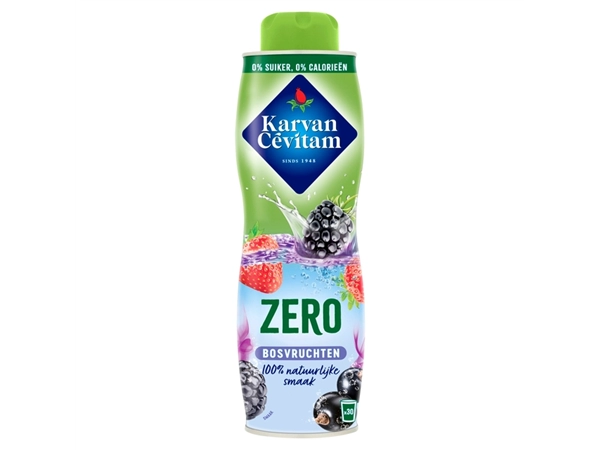 Een Siroop Karvan Cevitam bosvruchten 0% suiker 600ml koop je bij VHK Kantoorartikelen