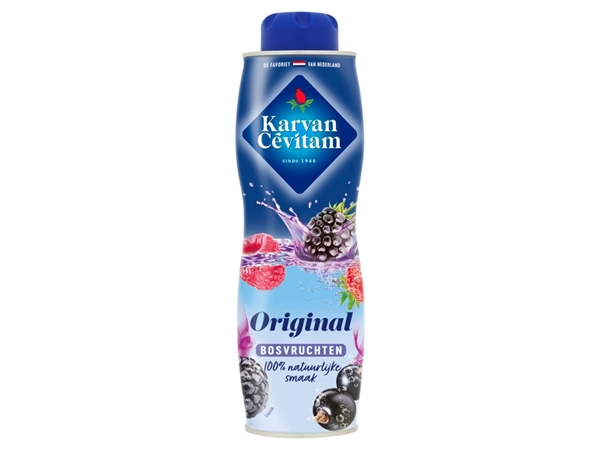 Een Siroop Karvan Cevitam bosvruchten 600ml koop je bij VHK Kantoorartikelen