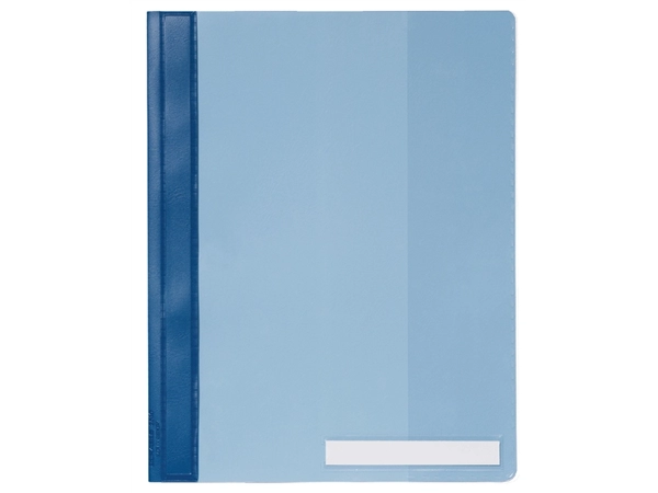 Een Snelhechter Durable A4 PVC extra breed blauw koop je bij VHK Kantoorartikelen