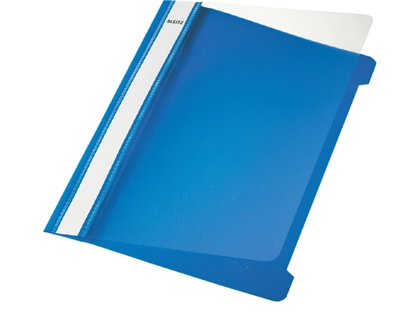 Een Snelhechter Leitz standaard A5 PVC blauw koop je bij VHK Kantoorartikelen