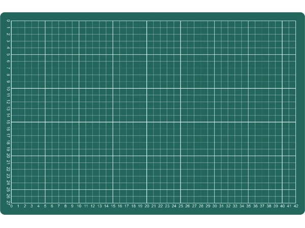 Een Snijmat A3 450X300mm groen koop je bij VHK Kantoorartikelen