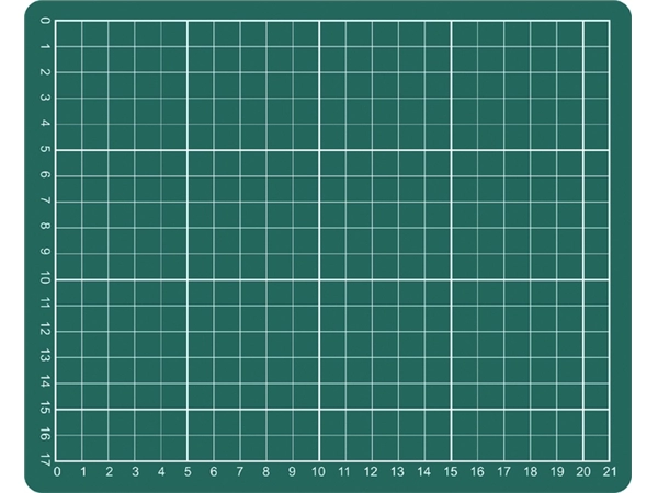 Een Snijmat A5 230x190mm groen koop je bij VHK Kantoorartikelen