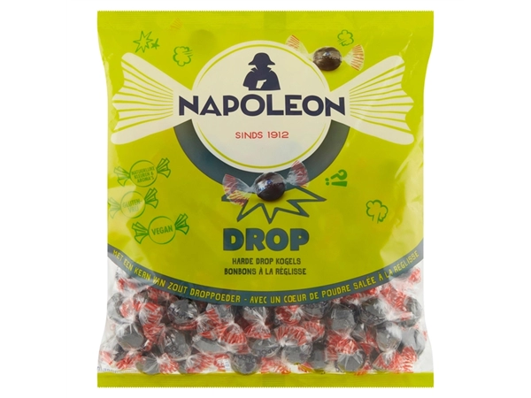 Een Snoep Napoleon drop zak 1kg koop je bij VHK Kantoorartikelen