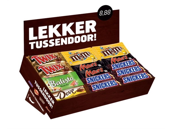 Een Snoep verzameldoos Mars Snickers Twix M&M Balisto Dove koop je bij VHK Kantoorartikelen