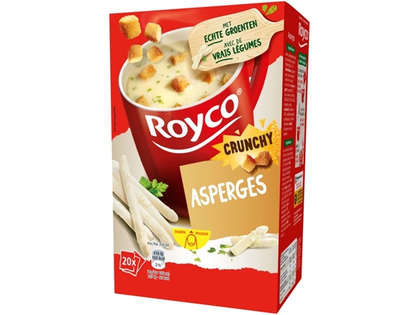 Een Soep Royco crunchy asperges 20 zakjes koop je bij VHK Kantoorartikelen