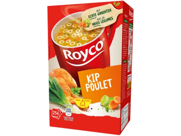 Een Soep Royco kip classic 25 zakjes koop je bij VHK Kantoorartikelen