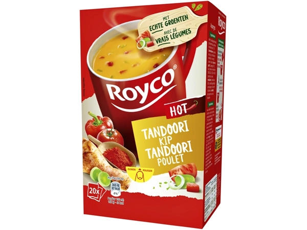 Een Soep Royco kip tandoori 20 zakjes koop je bij VHK Kantoorartikelen