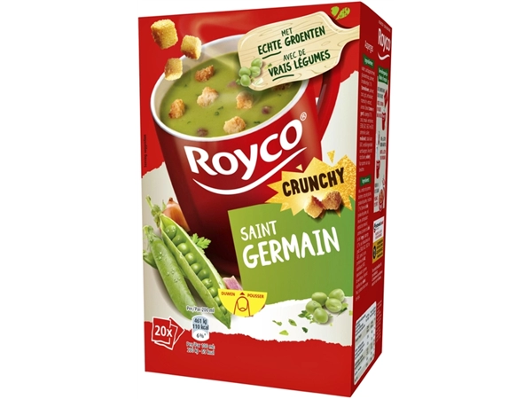 Een Soep Royco saint germain met croutons 20 zakjes koop je bij VHK Kantoorartikelen