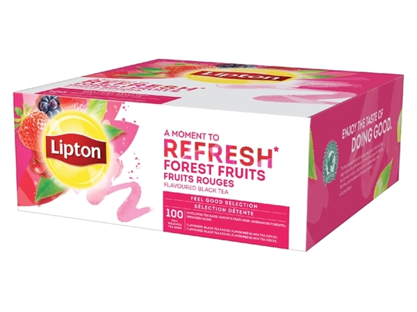 Een Thee Lipton Refresh forest fruits 100x1.5gr koop je bij VHK Kantoorartikelen