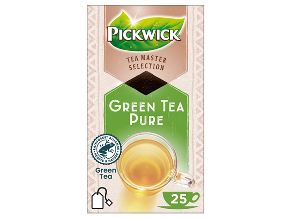 Een Thee Pickwick Master Selection green pure 25st koop je bij VHK Kantoorartikelen