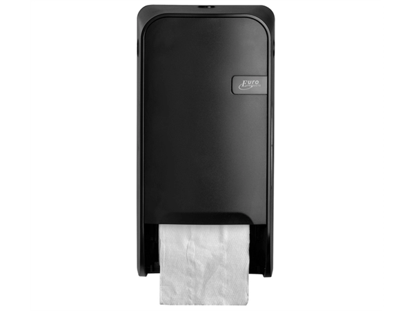 Een Toiletpapierdispenser QuartzLine Q1 doprol duo zwart 441051 koop je bij Hoekmankantoorartikelen.nl