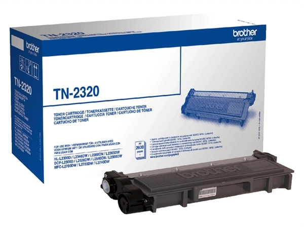 Een Toner Brother TN-2320 zwart koop je bij Hoekmankantoorartikelen.nl