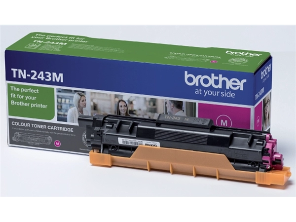 Een Toner Brother TN-243M rood koop je bij Hoekmankantoorartikelen.nl