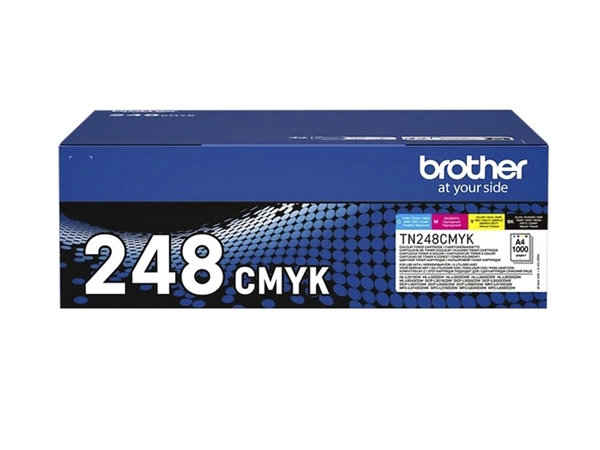 Een Toner Brother TN-248VAL zwart en kleur koop je bij VHK Kantoorartikelen